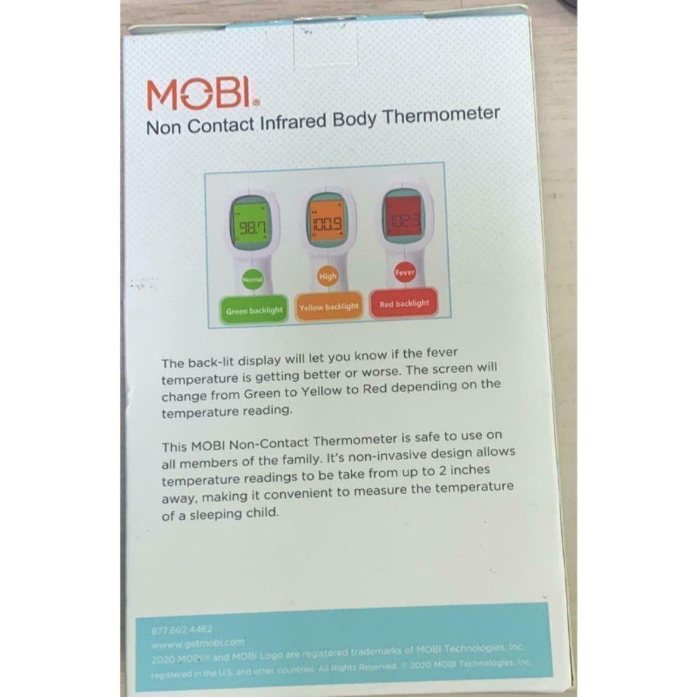 Mobi Non-Contact Digital Infrared Thermometer - Picture 7 of 7